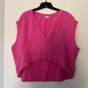 Aerie Pink Flowy Tank Top